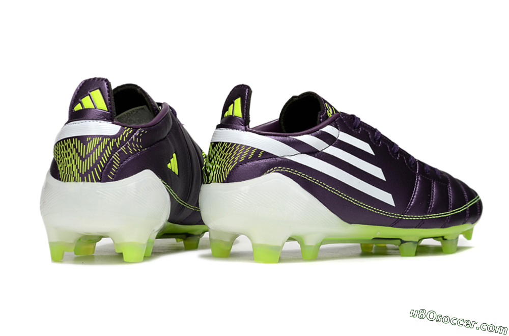 Adidas F50 Elite FG Firm Ground Soccer Cleats - Purple/White/Yellow 6