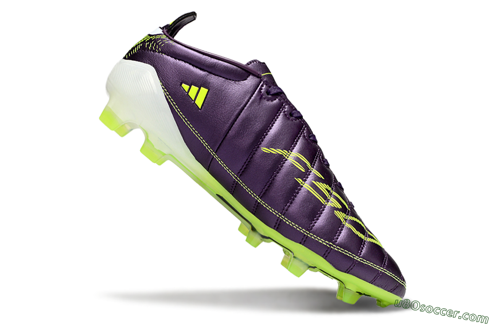 Adidas F50 Elite FG Firm Ground Soccer Cleats - Purple/White/Yellow 4