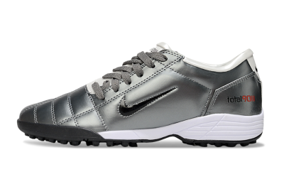 Nike Total 90 III TF Artificial Turf Soccer Shoes - Silver/Black/White
