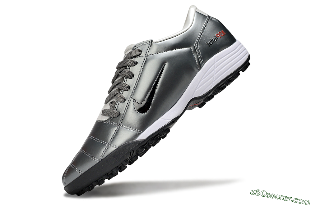 Nike Total 90 III TF Artificial Turf Soccer Shoes - Silver/Black/White 5