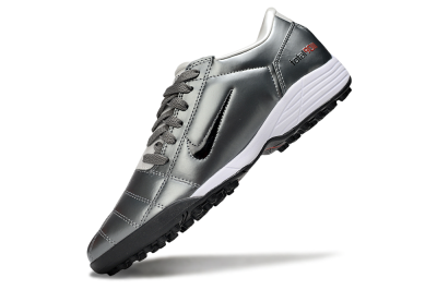 Nike Total 90 III TF Artificial Turf Soccer Shoes - Silver/Black/White