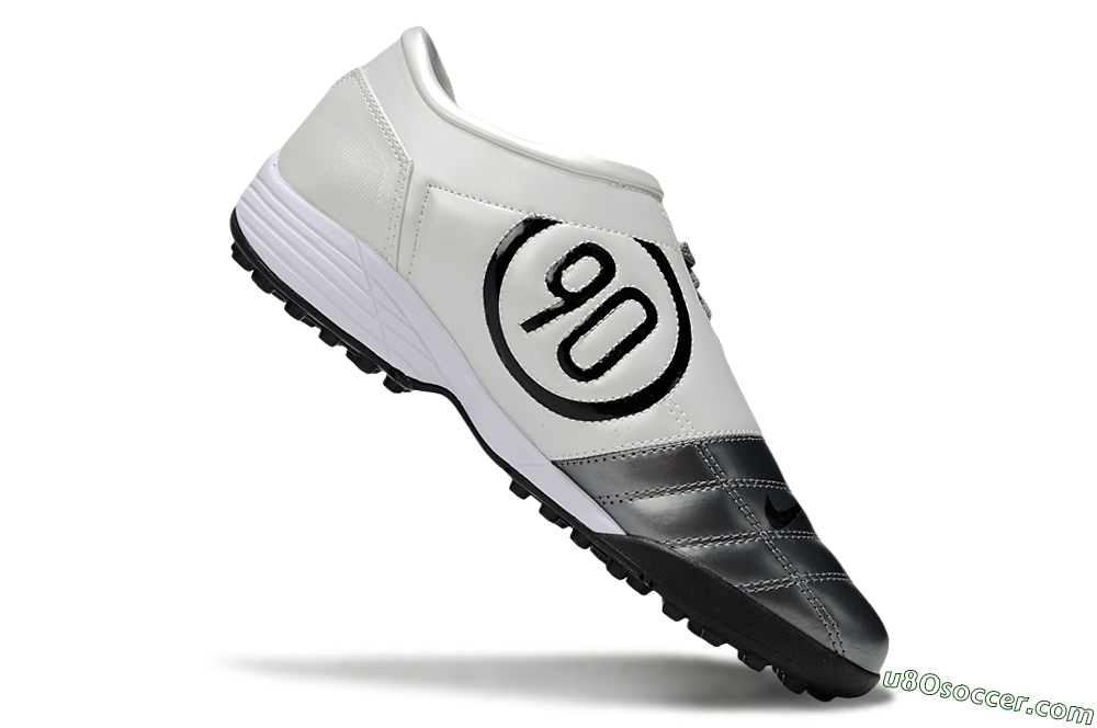 Nike Total 90 III TF Artificial Turf Soccer Shoes - Silver/Black/White 4