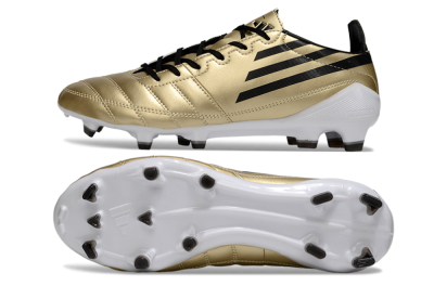 Adidas F50 Elite FG Firm Ground Soccer Cleats - Gold/Black/White