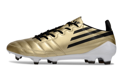 Adidas F50 Elite FG Firm Ground Soccer Cleats - Gold/Black/White