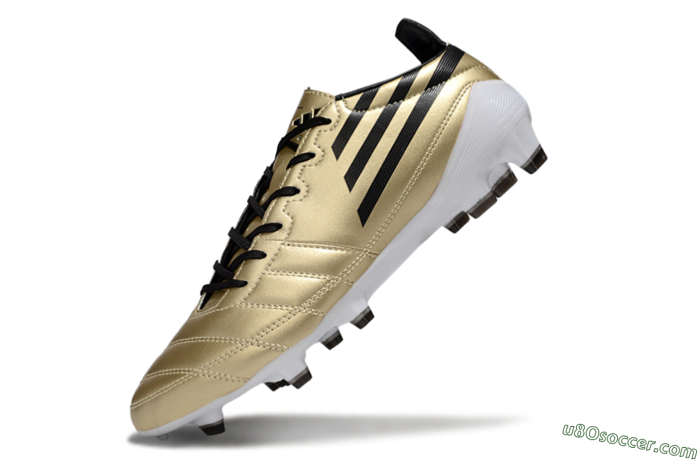 Adidas F50 Elite FG Firm Ground Soccer Cleats - Gold/Black/White 5