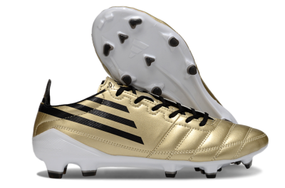 Adidas F50 Elite FG Firm Ground Soccer Cleats - Gold/Black/White