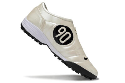 Nike Total 90 III TF Artificial Turf Soccer Shoes - Beige/Black/White