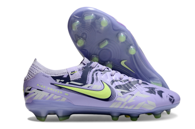 Nike Tiempo Legend 10 Elite FG Firm Ground Soccer Cleats - Purple/Yellow