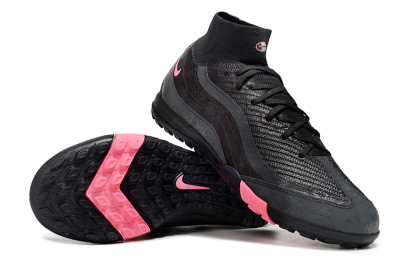 Nike Air Zoom Mercurial Superfly 10 Elite TF Artificial Turf Soccer Shoes - Black/Grey/Pink