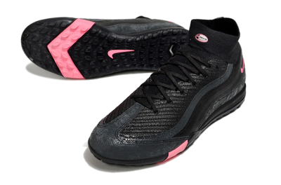 Nike Air Zoom Mercurial Superfly 10 Elite TF Artificial Turf Soccer Shoes - Black/Grey/Pink
