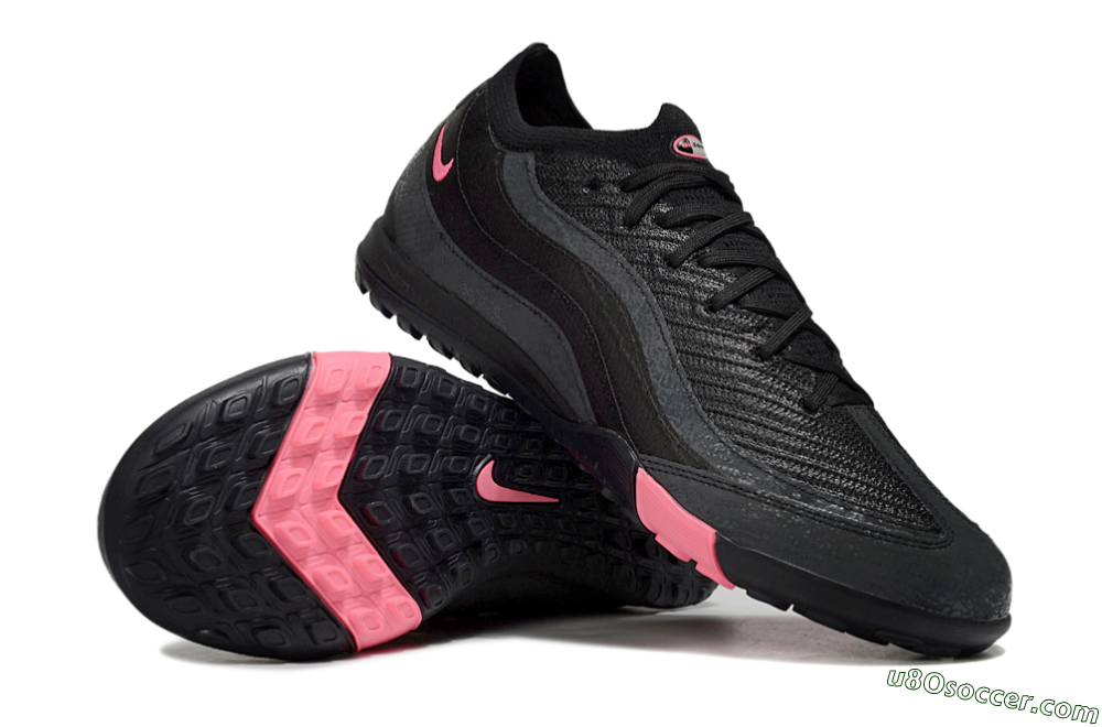 Nike Air Zoom Mercurial Vapor 16 Elite TF Artificial Turf Soccer Shoes - Black/Grey/Pink 0