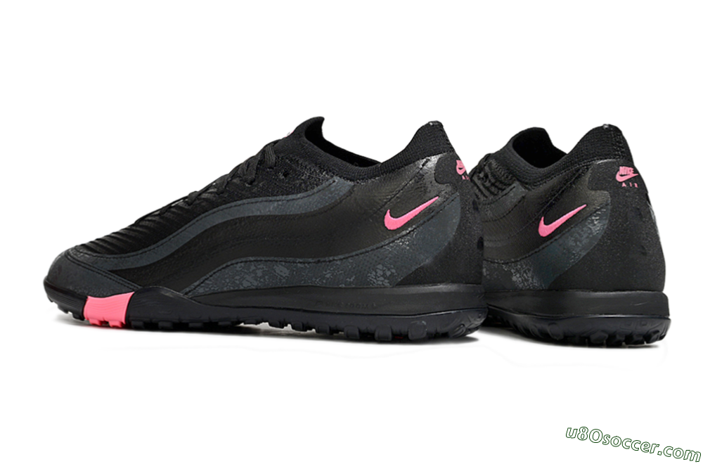 Nike Air Zoom Mercurial Vapor 16 Elite TF Artificial Turf Soccer Shoes - Black/Grey/Pink 4