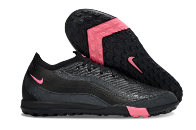 Nike Air Zoom Mercurial Vapor 16 Elite TF Artificial Turf Soccer Shoes - Black/Grey/Pink