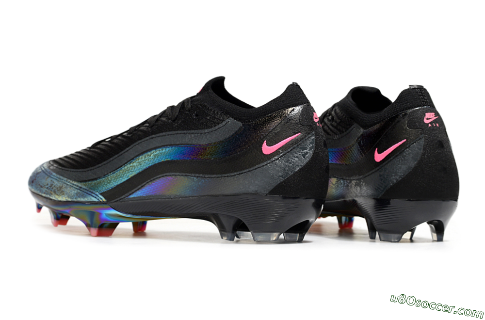 Nike Air Zoom Mercurial Vapor 16 Elite FG Firm Ground Soccer Cleats - Black/Grey/Pink 4