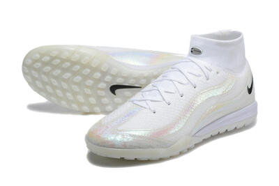 Nike Air Zoom Mercurial Superfly 10 Elite TF Artificial Turf Soccer Shoes - White/Black