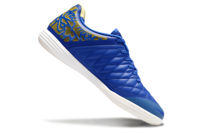 Nike Lunar Gato 2 IC Indoor & Futsal Soccer Shoes - Blue/Gold/Red