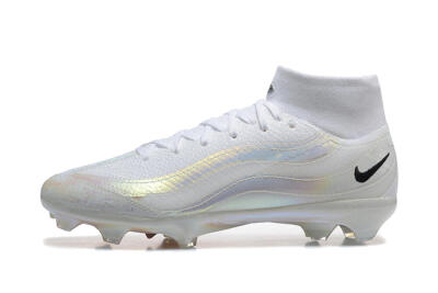 Nike Air Zoom Mercurial Superfly 10 Elite FG Firm Ground Soccer Cleats - White/Black