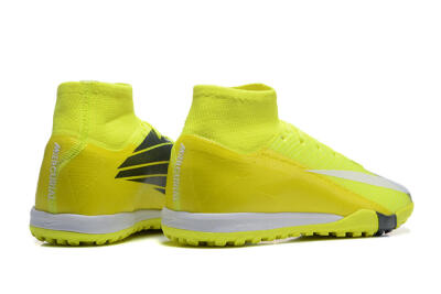 Nike Air Zoom Mercurial Superfly 10 Elite TF Artificial Turf Soccer Shoes - Yellow/Black/White