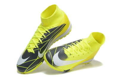 Nike Air Zoom Mercurial Superfly 10 Elite TF Artificial Turf Soccer Shoes - Yellow/Black/White
