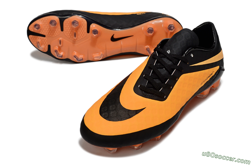 Nike Hypervenom Phantom FG Firm Ground Soccer Cleats - Orange/Black 3