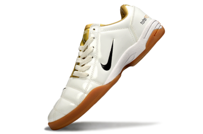 Nike Total 90 III IC Indoor & Futsal Soccer Shoes - Beige/Black/White