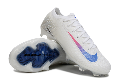 Nike Air Zoom Mercurial Vapor 16 Elite FG Firm Ground Soccer Cleats - White/Blue/Pink
