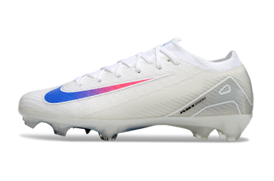 Nike Air Zoom Mercurial Vapor 16 Elite FG Firm Ground Soccer Cleats - White/Blue/Pink