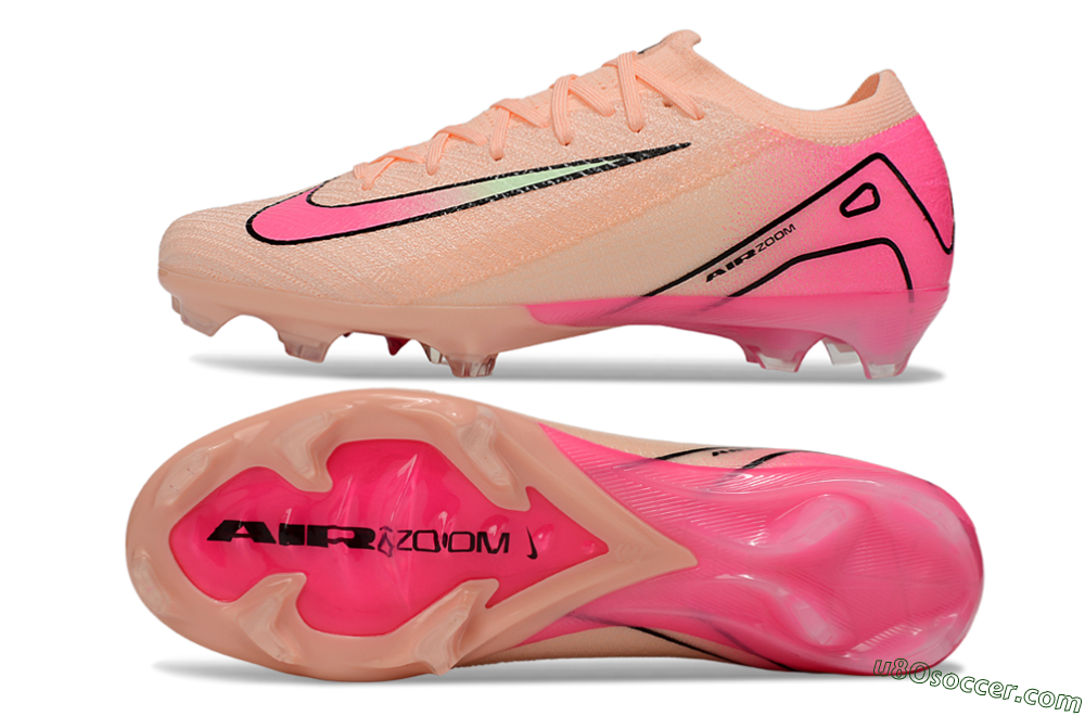 Nike Air Zoom Mercurial Vapor 16 Elite FG Firm Ground Soccer Cleats - Pink/Black 0