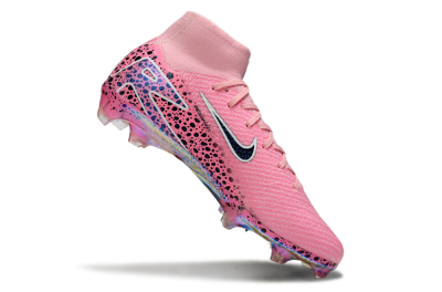 Nike Air Zoom Mercurial Superfly 10 Elite FG Firm Ground Soccer Cleats - Pink/White/Leopard