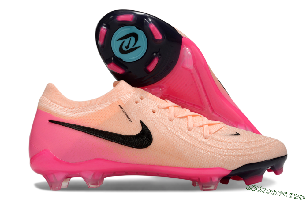 Nike Phantom GX 2 Elite FG Firm Ground Soccer Cleats - Pink/Black 1