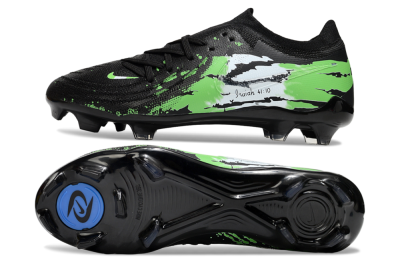Nike Phantom GX 2 Elite FG Firm Ground Soccer Cleats - Black/Green/White