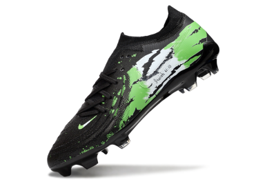 Nike Phantom GX 2 Elite FG Firm Ground Soccer Cleats - Black/Green/White