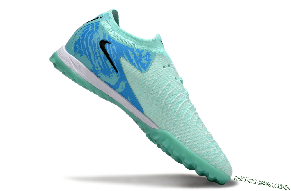 Nike Phantom GX 2 Elite TF Artificial Turf Soccer Shoes - Jade/Blue/Black 4