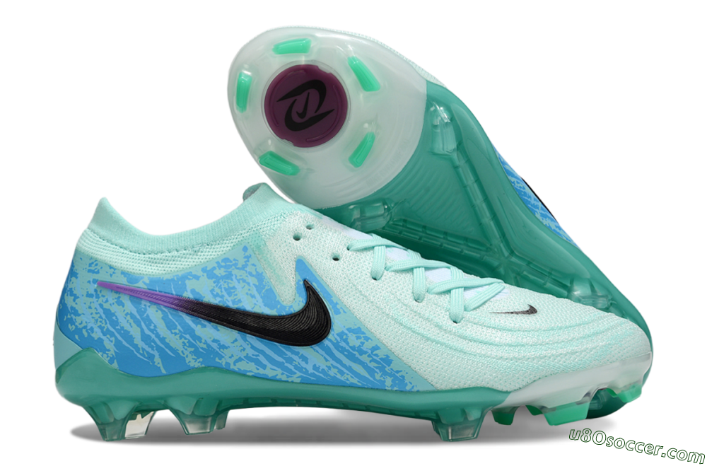 Nike Phantom GX 2 Elite FG Firm Ground Soccer Cleats - Jade/Blue/Black 1