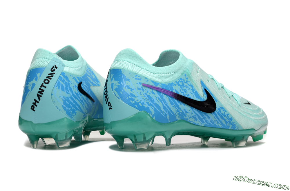 Nike Phantom GX 2 Elite FG Firm Ground Soccer Cleats - Jade/Blue/Black 6