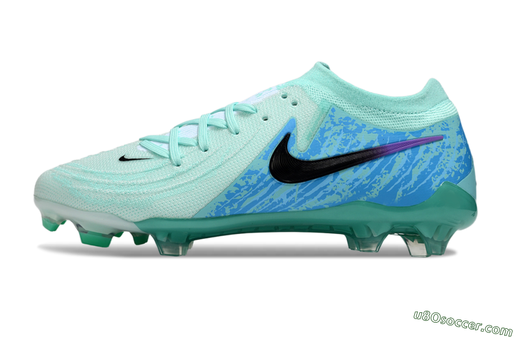 Nike Phantom GX 2 Elite FG Firm Ground Soccer Cleats - Jade/Blue/Black 2