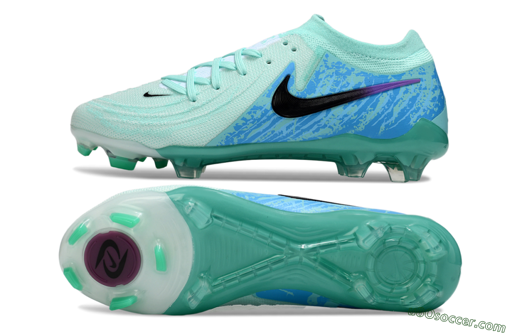 Nike Phantom GX 2 Elite FG Firm Ground Soccer Cleats - Jade/Blue/Black 0