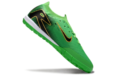 Nike Air Zoom Mercurial Vapor 16 Elite TF Artificial Turf Soccer Shoes - Green/Gold/Black