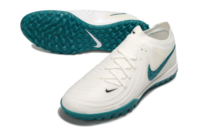Nike Phantom GX 2 Elite TF Artificial Turf Soccer Shoes - Beige/Green