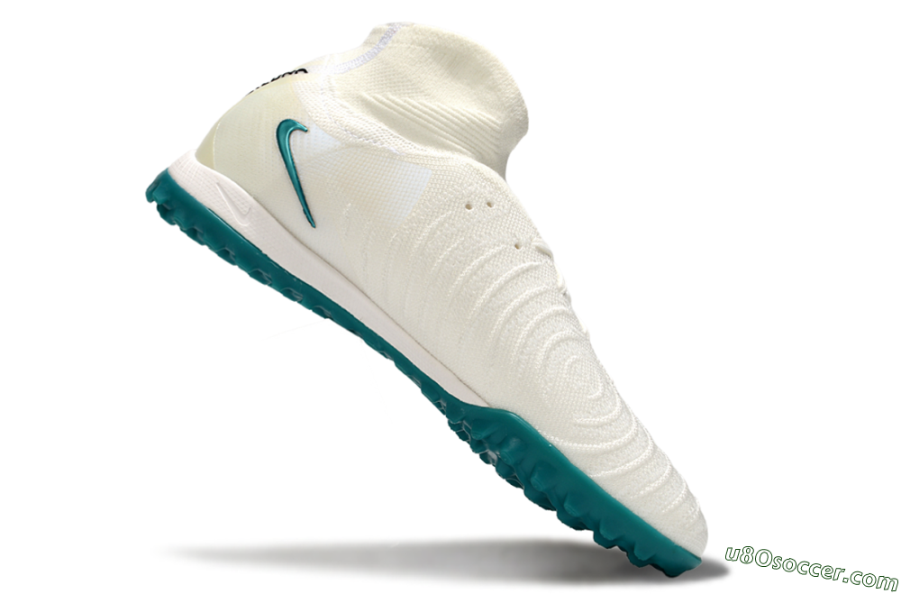 Nike Phantom Luna Elite TF Artificial Turf Soccer Shoes - Beige/Green 4