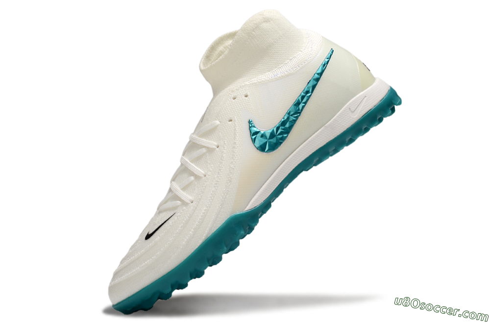 Nike Phantom Luna Elite TF Artificial Turf Soccer Shoes - Beige/Green 5