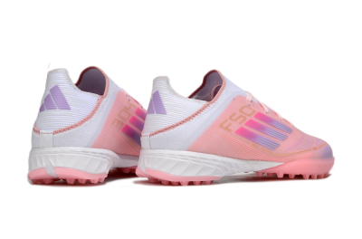 Adidas F50 Elite TF Artificial Turf Soccer Shoes - Pink/Purple/Gold