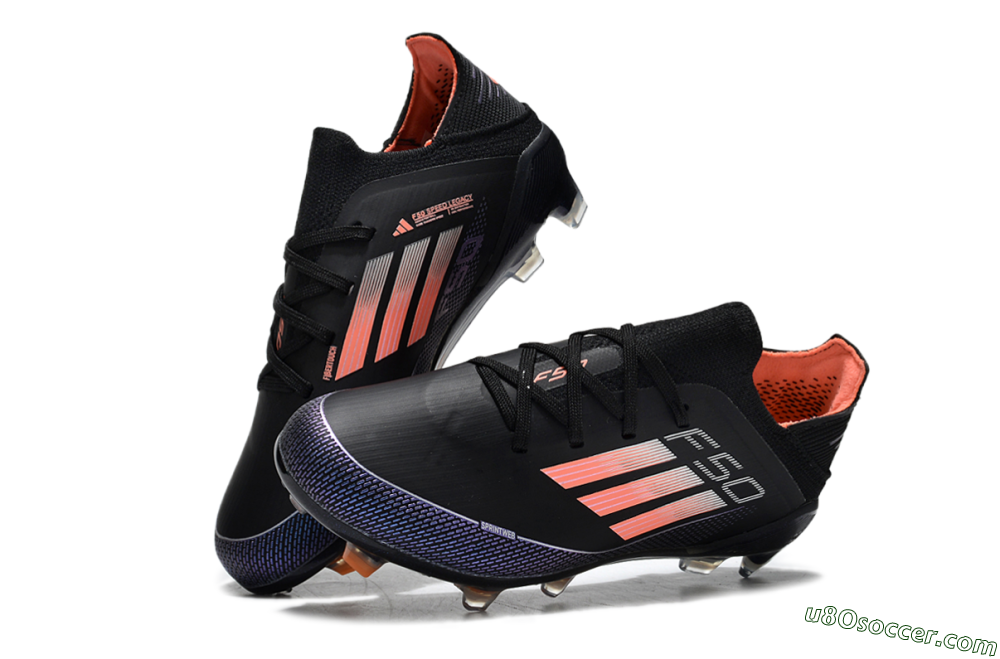 Adidas F50 Elite FG Firm Ground Soccer Cleats - Black/Pink/Blue 2