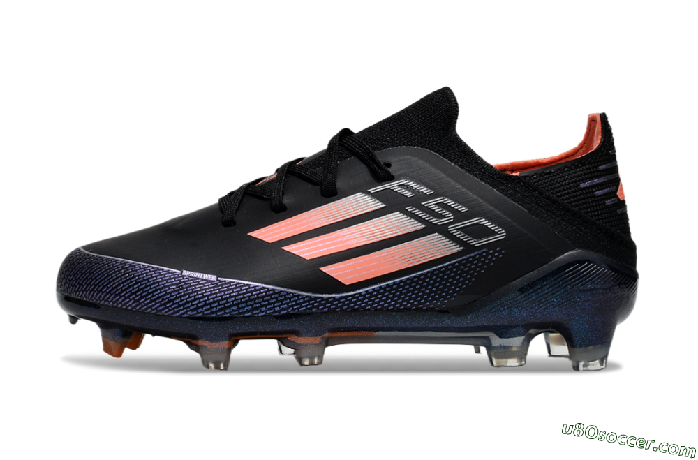 Adidas F50 Elite FG Firm Ground Soccer Cleats - Black/Pink/Blue 1