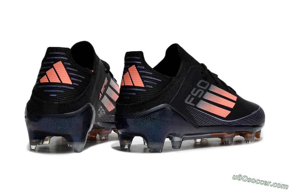 Adidas F50 Elite FG Firm Ground Soccer Cleats - Black/Pink/Blue 5