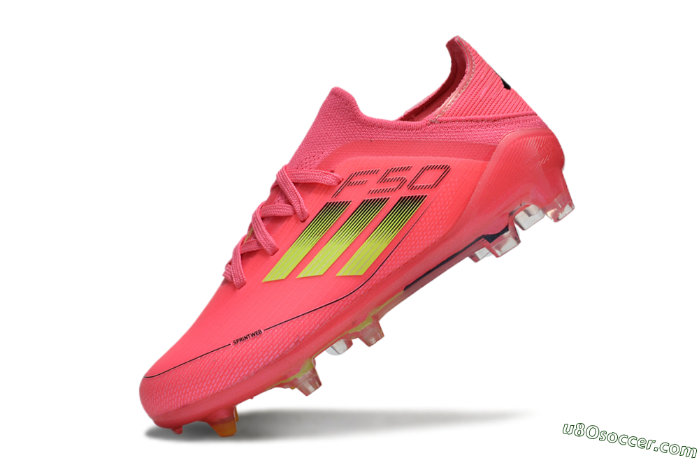 Adidas F50 Elite FG Firm Ground Soccer Cleats - Red/Gold 4