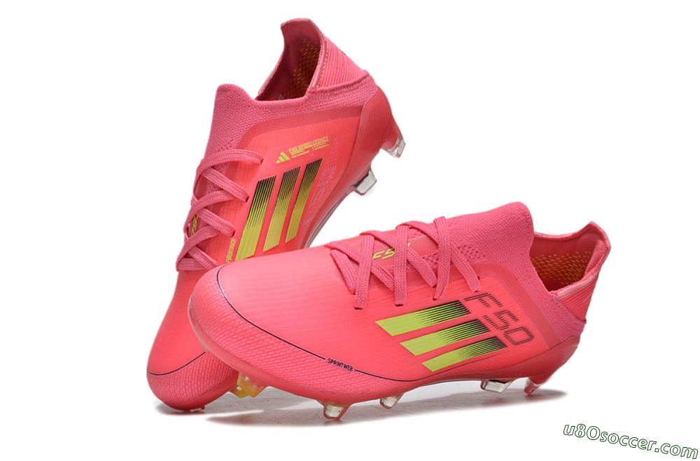 Adidas F50 Elite FG Firm Ground Soccer Cleats - Red/Gold 2