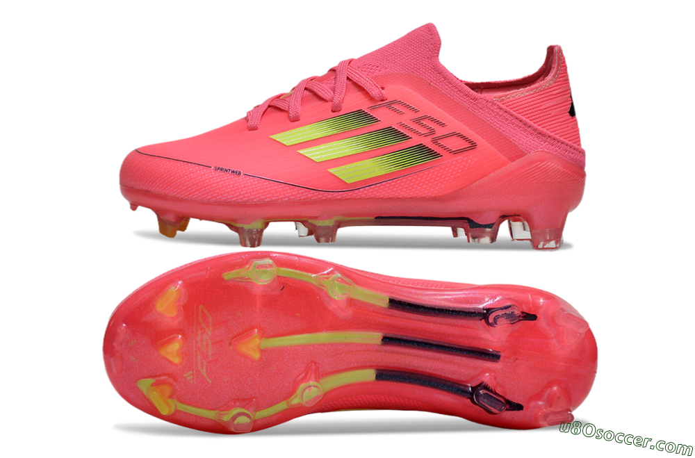 Adidas F50 Elite FG Firm Ground Soccer Cleats - Red/Gold 0