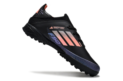 Adidas F50 Elite TF Artificial Turf Soccer Shoes - Black/Pink/Blue