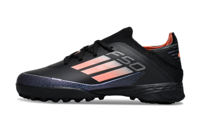Adidas F50 Elite TF Artificial Turf Soccer Shoes - Black/Pink/Blue